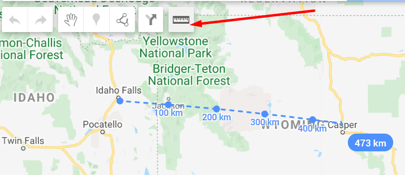 medir la distancia google maps