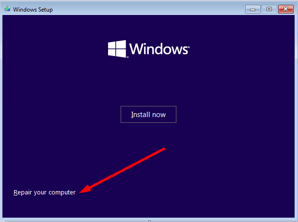 repara tu computadora con windows 10