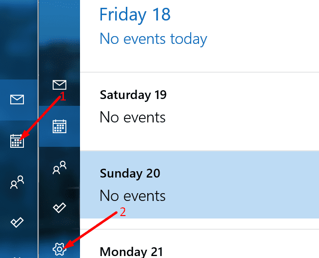 Calendario de Outlook: cómo cambiar el color de fondo