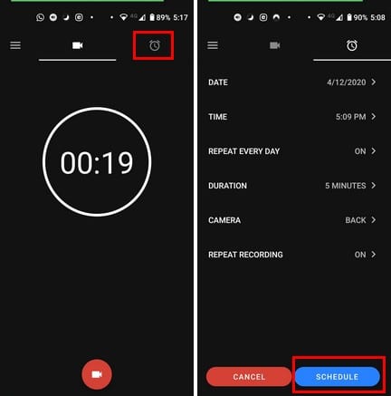 Cómo grabar videos con la pantalla apagada - Android