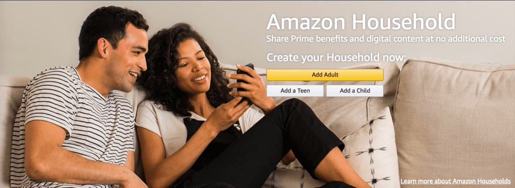 Configuración de perfiles de Amazon Prime para niños