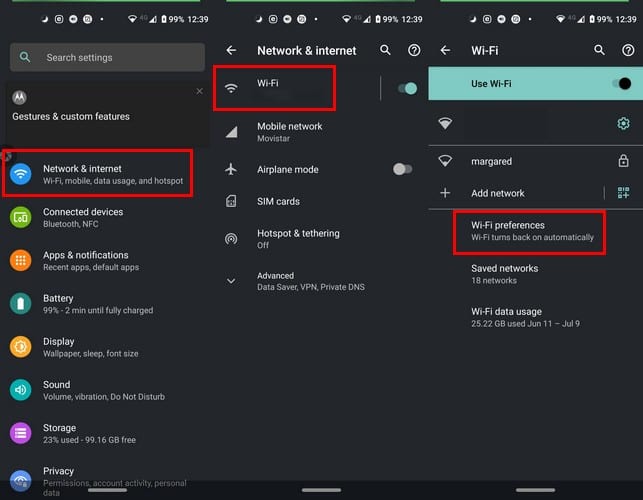 Evita que Android se conecte automáticamente a WiFi