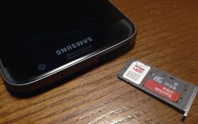 Galaxy S7 SIM y teléfono