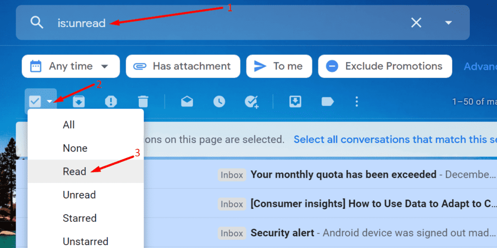 comprobar correos electrónicos no leídos gmail