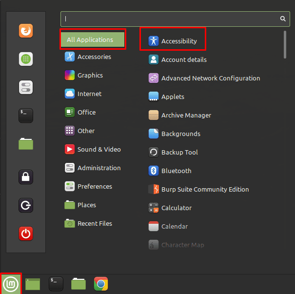 Linux Mint: Cómo activar el teclado en pantalla