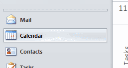 Calendario de Outlook 2010