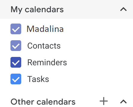 Tareas de recordatorio de Google Calendar habilitadas