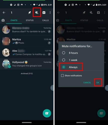 WhatsApp: cómo desactivar las notificaciones grupales para siempre