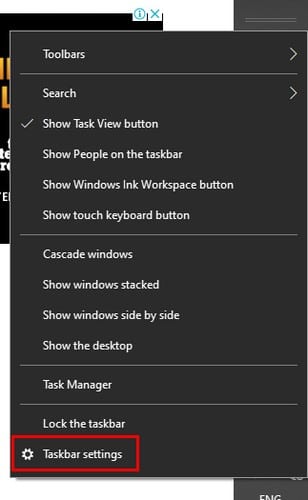 Windows 10: Cómo cambiar la ubicación de la barra de tareas