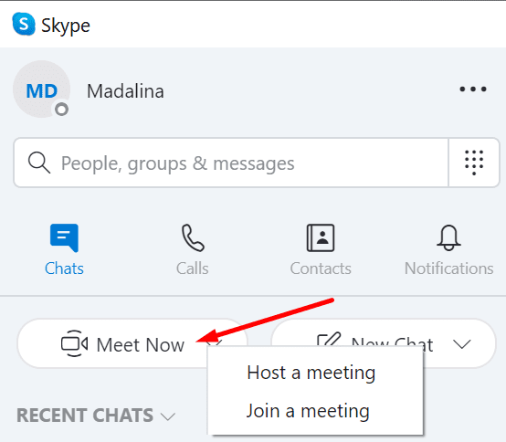 skype ahora conoce al anfitrión únete a la reunión