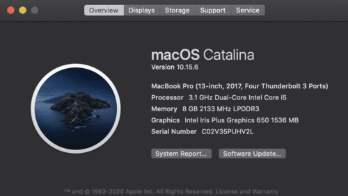 acerca de esta página de mac