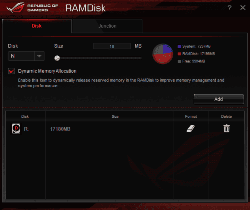 Cómo hacer un disco RAM con ASUS ROG RAMDisk