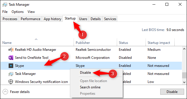 Desactive la opción para iniciar Skype automáticamente sin iniciar sesión primero.