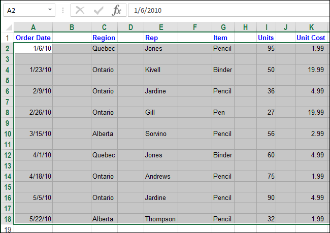 eliminar rápida y fácilmente filas y columnas en blanco Excel – Experto