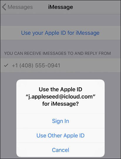 activar iMessage en su iPhone