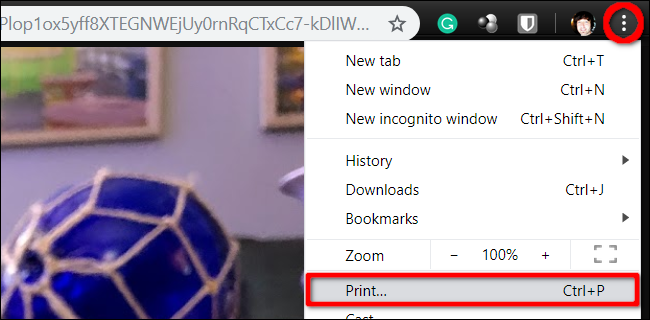 Imprime una imagen desde Chrome