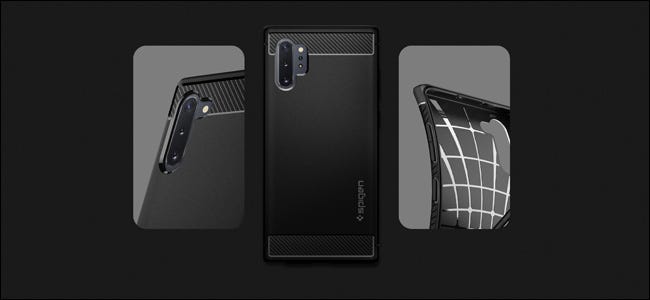 Una funda Spigen para Samsung Galaxy Note 10.