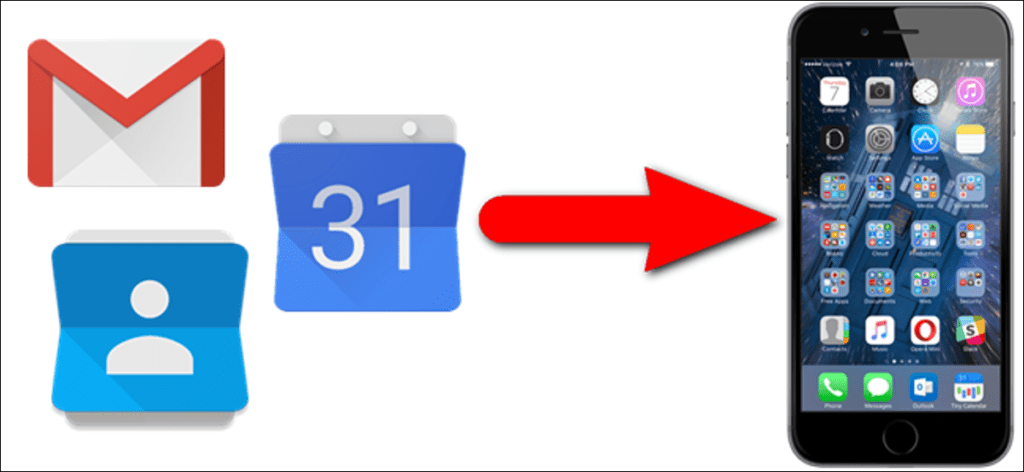 Cómo agregar su Gmail, contactos y Google Calendar a su iPhone o iPad