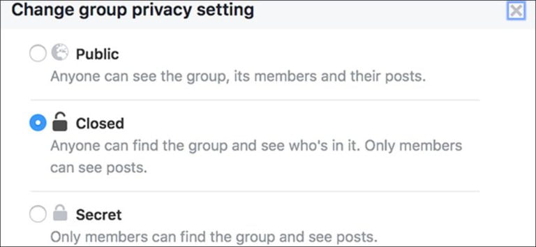 Cómo cambiar la privacidad de su grupo en Facebook