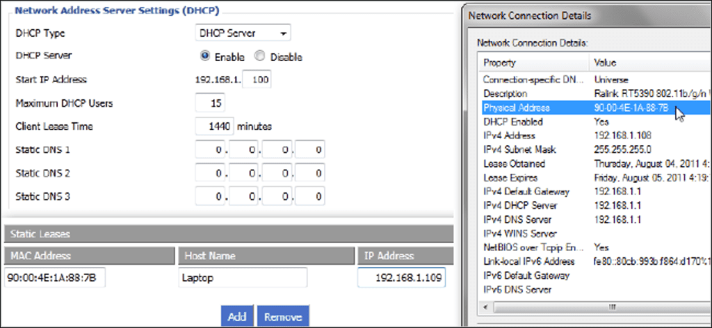 Cómo configurar DHCP estático para que la dirección IP de su computadora no cambie