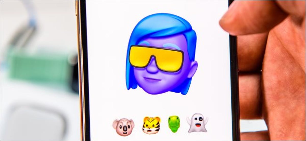 Presentamos Memoji en un iPhone Xs Max.