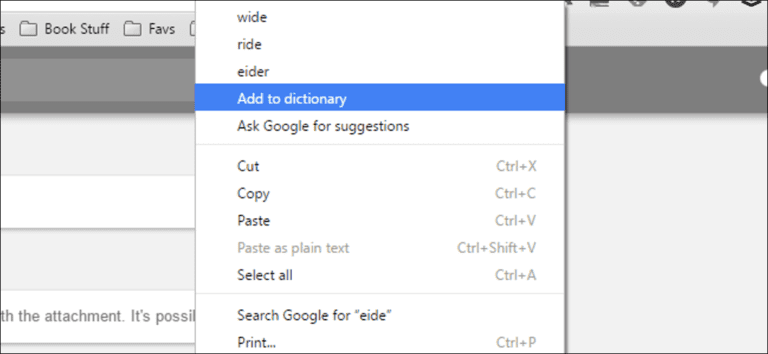 Cómo eliminar una palabra del diccionario ortográfico de Google Chrome
