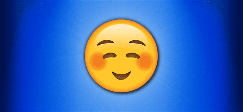 Apple Emoji Smiley Blush