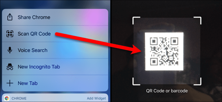 Cómo escanear un código QR usando Chrome en tu iPhone