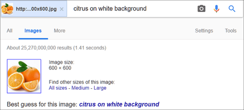 Cómo revertir la búsqueda de imágenes con Google Imágenes
