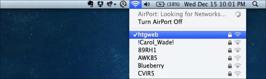 Cómo ver la velocidad de su conexión Wi-Fi actual en Mac OS X