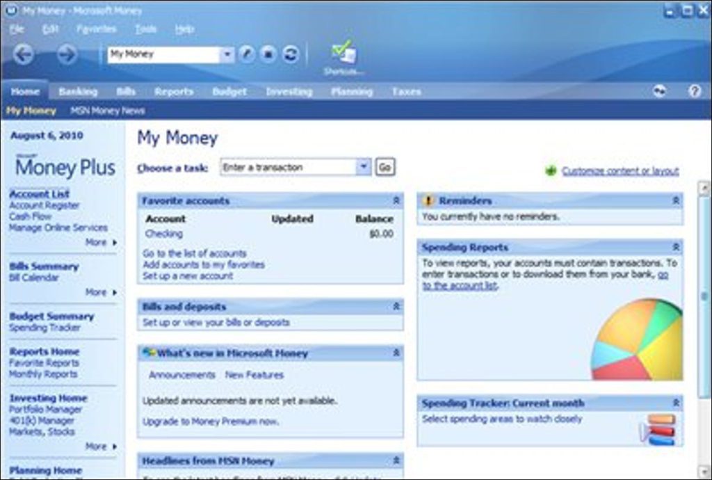 Microsoft Money Plus ya está disponible de forma gratuita