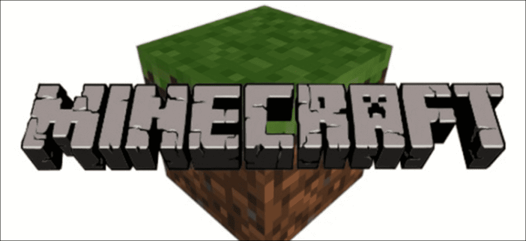 El logo de Minecraft.