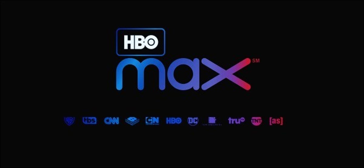 Logotipo de HBO Max en la pantalla de una computadora portátil.