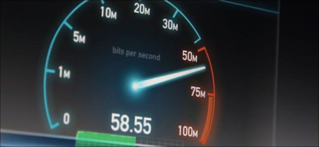 prueba de velocidad de Internet