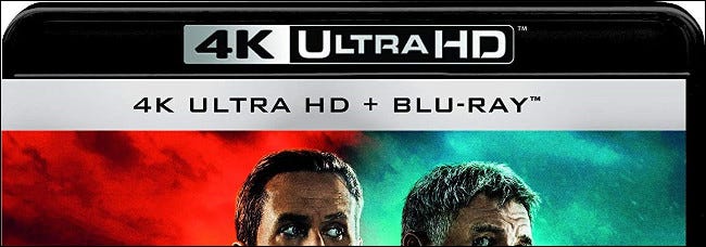 Un anuncio para el Blu-ray 4K Ultra HD.