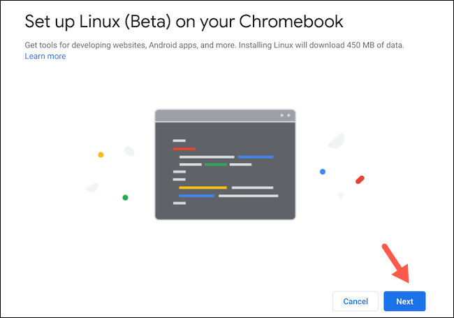 Configurar Linux en Chromebook