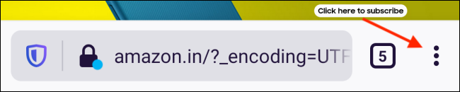 Presiona Menú desde Firefox para Android