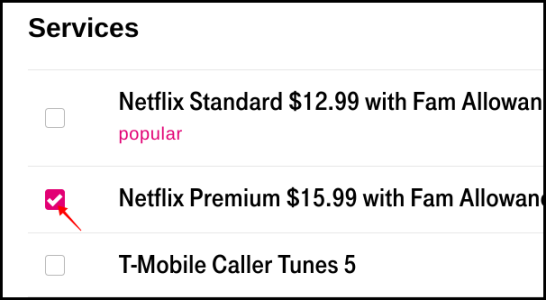 T-Mobile Eliminar Netflix