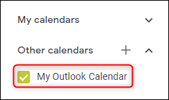 Se ha cambiado el nombre del calendario compartido a algo significativo.