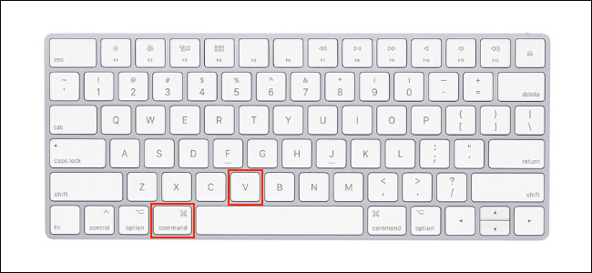 Cómo pegar en Mac usando un atajo de teclado