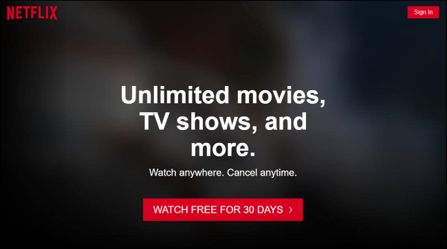 Prueba gratuita de Netflix