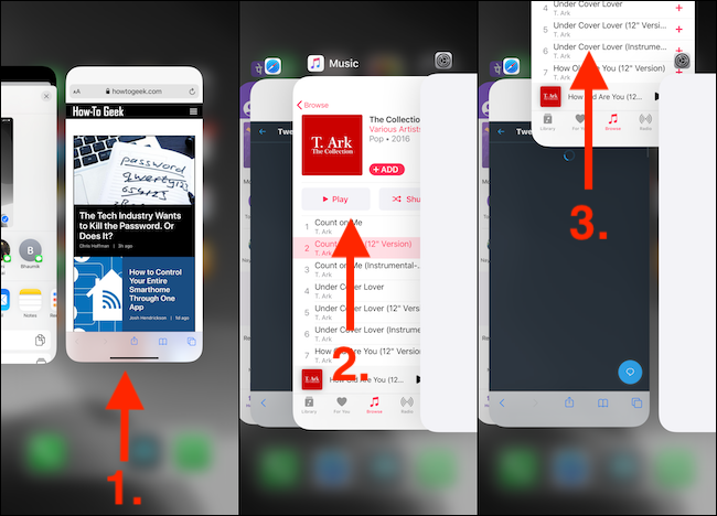 Salir de aplicaciones de App Switcher en iPhone