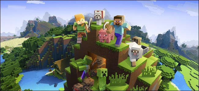 Minecraft juego de mundo abierto