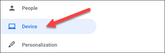 sección del dispositivo