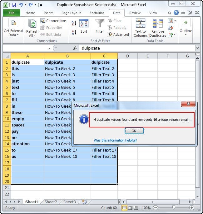 C mo Eliminar Filas Duplicadas En Excel Experto Geek