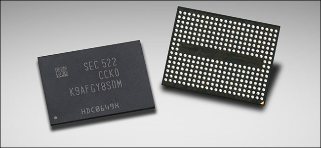 Un flash Samsung 3D NAND.