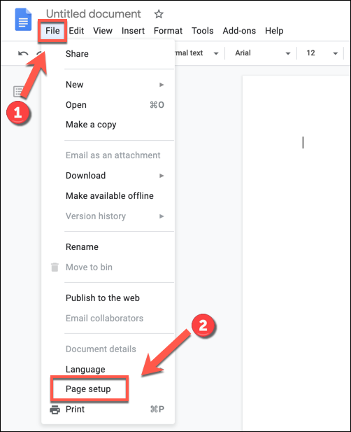 Para acceder a la configuración de su documento de Google Docs, toque Archivo> Diseño.» ancho =»502″ altura =»617″ onload =»pagespeed.lazyLoadImages.loadIfVisibleAndMaybeBeacon (esto);» onerror =»this.onerror = null; pagespeed.lazyLoadImages.loadIfVisibleAndMaybeBeacon (esto);»/></p>
<center><script async src=