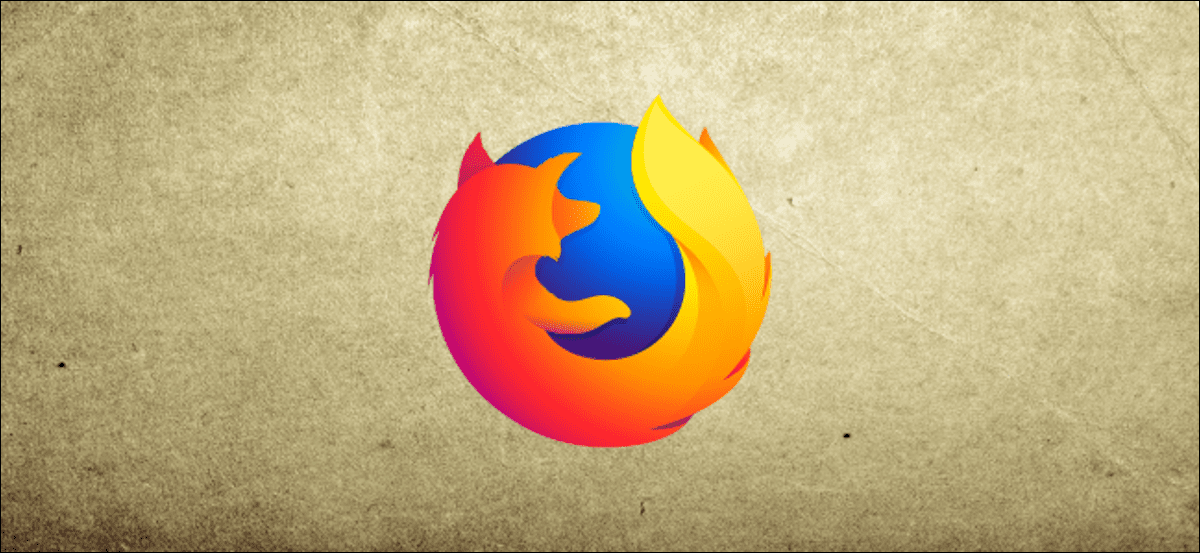 El logo de Firefox.