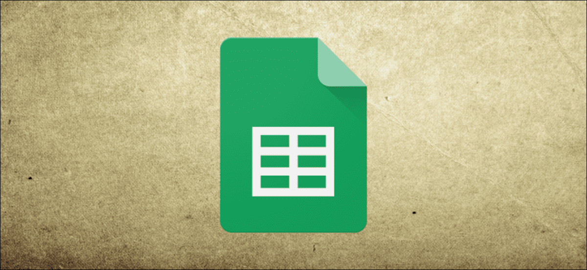 El logotipo de Google Sheets.