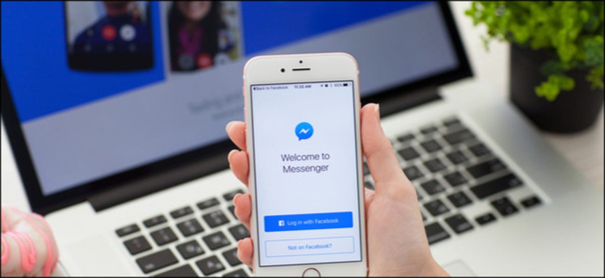 Facebook Messenger en el teléfono